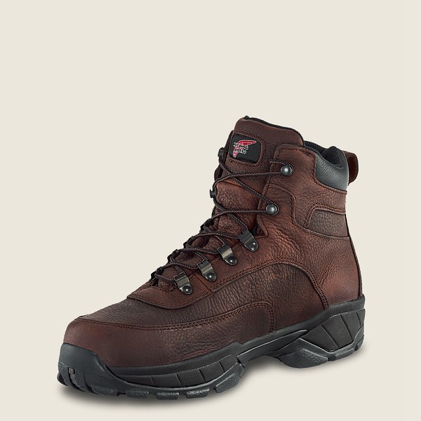 Red Wing Hiking Bot Erkek - Truhiker - 6-Inch Waterproof Soft Toe - Koyu Kahverengi - 85INGRVAF